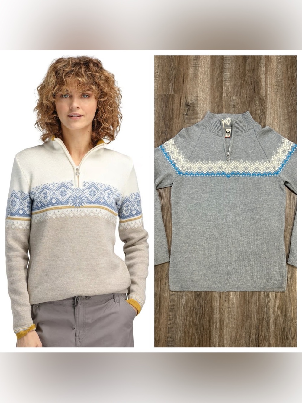 The Dale of Norway Moritz 100% Merino  Women’s Sweater Size Large